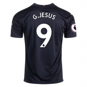 Jalkapallo pelipaidat Manchester City Gabriel Jesus 9 Vieras 2020 21 – Lyhythihainen