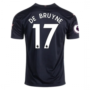 Jalkapallo pelipaidat Manchester City Kevin De Bruyne 17 Vieras 2020 21 – Lyhythihainen