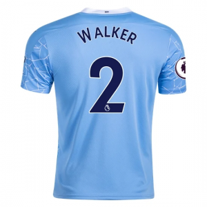 Jalkapallo pelipaidat Manchester City Kyle Walker 2 Koti 2020 21 – Lyhythihainen