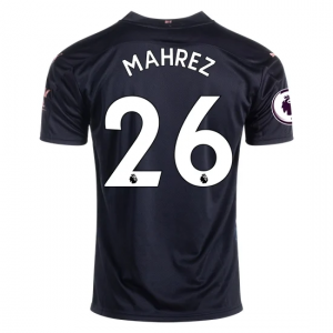 Jalkapallo pelipaidat Manchester City Riyad Mahrez 26 Vieras 2020 21 – Lyhythihainen