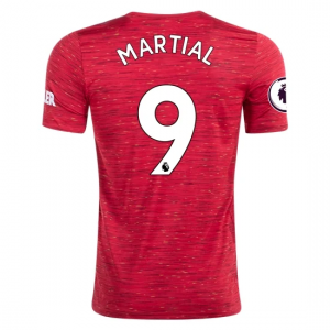 Jalkapallo pelipaidat Manchester United Anthony Martial 9 Koti 2020 21 – Lyhythihainen