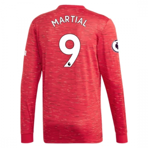 Jalkapallo pelipaidat Manchester United Anthony Martial 9 Koti 2020 21 – Pitkähihainen