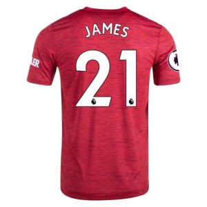 Jalkapallo pelipaidat Manchester United Daniel James 21 Koti 2020 21 – Lyhythihainen