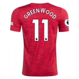 Jalkapallo pelipaidat Manchester United Mason Greenwood 11 Koti 2020 21 – Lyhythihainen