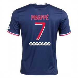 Jalkapallo pelipaidat Paris Saint Germain PSG Kylian Mbappe 7 Koti 2020 21 – Lyhythihainen
