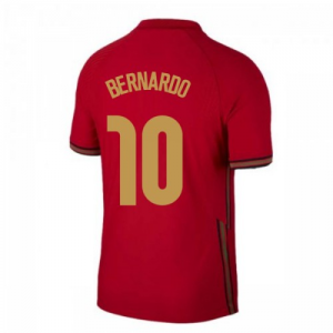 Jalkapallo pelipaidat Portugali Bernardo Silva 10 Home UEFA Euro 2020 – Lyhythihainen