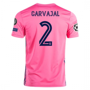 Jalkapallo pelipaidat Real Madrid Dani Carvajal 2 Vieras 2020 21 – Lyhythihainen