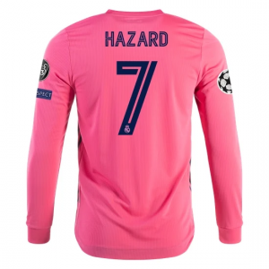 Jalkapallo pelipaidat Real Madrid Eden Hazard 7 Vieras 2020 21 – Pitkähihainen