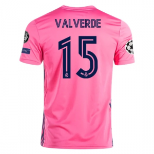 Jalkapallo pelipaidat Real Madrid Federico Valverde 15 Vieras 2020 21 – Lyhythihainen