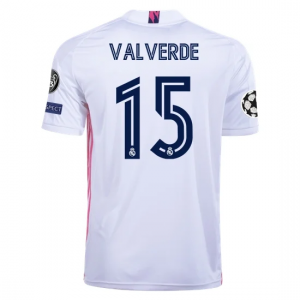 Jalkapallo pelipaidat Real Madrid Federico Valverde 15 Koti 2020 21 – Lyhythihainen