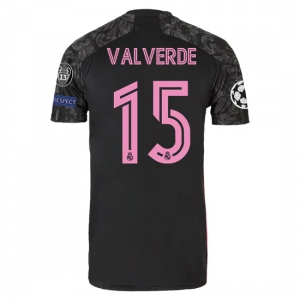 Jalkapallo pelipaidat Real Madrid Federico Valverde 15 Kolmas 2020 21 – Lyhythihainen