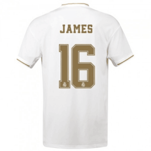 Jalkapallo pelipaidat Real Madrid James Rodríguez 16 Koti 2019 20 – Lyhythihainen