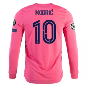 Jalkapallo pelipaidat Real Madrid Luka Modric 10 Vieras 2020 21 – Pitkähihainen