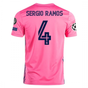 Jalkapallo pelipaidat Real Madrid Sergio Ramos 4 Vieras 2020 21 – Lyhythihainen