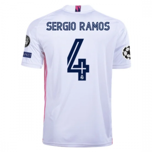 Jalkapallo pelipaidat Real Madrid Sergio Ramos 4 Koti 2020 21 – Lyhythihainen