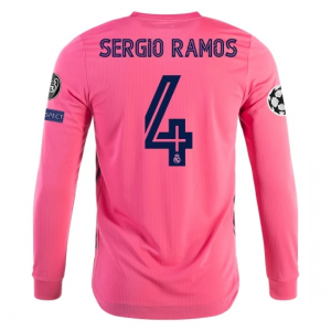 Jalkapallo pelipaidat Real Madrid Sergio Ramos 4 Vieras 2020 21 – Pitkähihainen