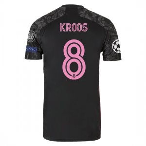 Jalkapallo pelipaidat Real Madrid Toni Kroos 8 Kolmas 2020 21 – Lyhythihainen