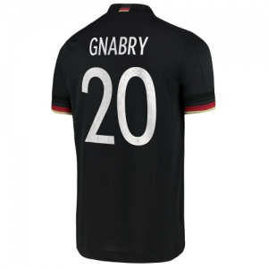 Jalkapallo pelipaidat Serge Gnabry 20 Saksa Vieras UEFA Euro 2020 – Lyhythihainen