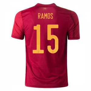 Jalkapallo pelipaidat Espanja Sergio Ramos 15 Koti UEFA Euro 2020 – Lyhythihainen