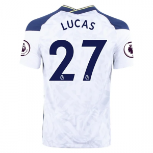Jalkapallo pelipaidat Tottenham Hotspur Lucas Moura 27 Koti 2020 21 – Lyhythihainen