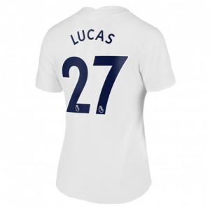 Jalkapallo pelipaidat Tottenham Hotspur Lucas Moura 27 Naisten Koti 2021 22 – Lyhythihainen