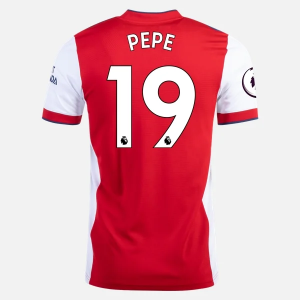 Jalkapallo Pelipaidat Arsenal Nicolas Pepe 19 Koti 2021/22 – Lyhythihainen