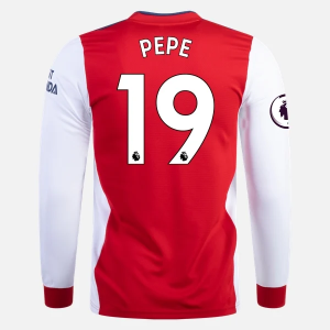 Jalkapallo Pelipaidat Arsenal Nicolas Pepe 19 Koti 2021/22 – Pitkähihainen