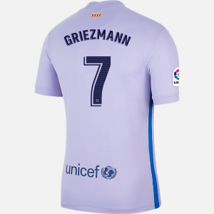 Jalkapallo Pelipaidat/Peliasut Barcelona Antoine Griezmann 7 Vieras  2021 2022 – Lyhythihainen