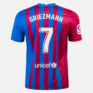 Jalkapallo Pelipaidat/Peliasut Barcelona Antoine Griezmann 7 Koti  2021 2022 – Lyhythihainen
