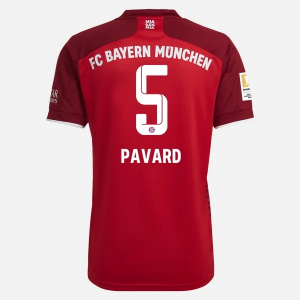 Jalkapallo Pelipaidat FC Bayern München Benjamin Pavard 5 Koti 2021/22 – Lyhythihainen