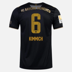 Jalkapallo Pelipaidat FC Bayern München Joshua Kimmich 6 Vieras 2021/22 – Lyhythihainen