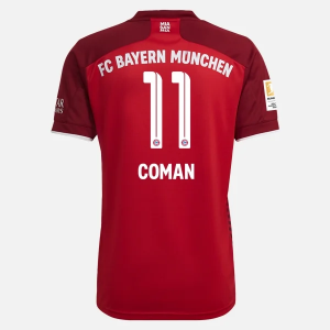 Jalkapallo Pelipaidat FC Bayern München Kingsley Coman 11 Koti 2021/22 – Lyhythihainen