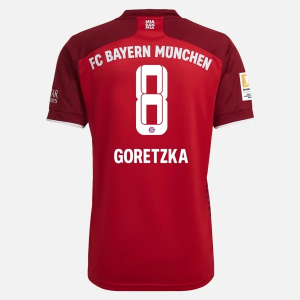 Jalkapallo Pelipaidat FC Bayern München Leon Goretzka 8 Koti 2021/22 – Lyhythihainen