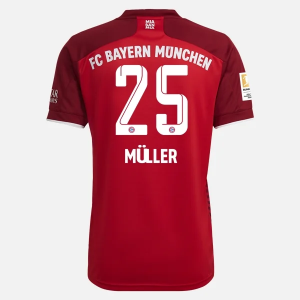 Jalkapallo Pelipaidat/Peliasut FC Bayern München Thomas Müller 25 Koti 2021 2022 – Lyhythihainen