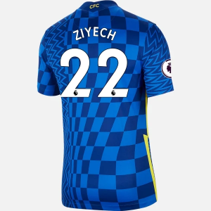 Jalkapallo Pelipaidat Chelsea Hakim Ziyech 22 Koti  2021/22 – Lyhythihainen