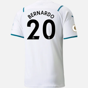 Jalkapallo Pelipaidat Manchester City Bernardo Silva 20 Vieras 2021/22 – Lyhythihainen