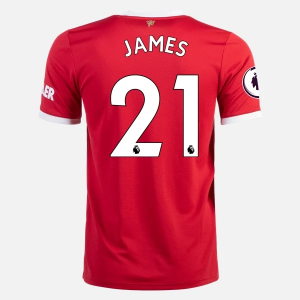 Jalkapallo Pelipaidat Manchester United Daniel James 21 Koti 2021/22 – Lyhythihainen