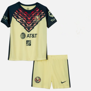 Jalkapallo Peliasut  Club America Lasten Koti 2021/22 – Lyhythihainen