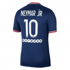 Jalkapallo Pelipaidat/Peliasut Paris Saint Germain PSG Neymar Jr. 10 Koti 2021 2022 – Lyhythihainen
