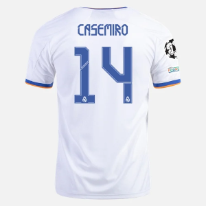 Jalkapallo Pelipaidat Real Madrid Casemiro 14 Koti  2021/22 – Lyhythihainen