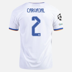 Jalkapallo Pelipaidat Real Madrid Dani Carvajal 2 Koti  2021/22 – Lyhythihainen
