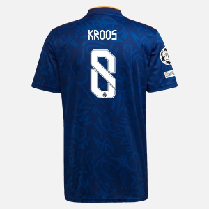 Jalkapallo Pelipaidat Real Madrid Toni Kroos 8 Vieras  2021/22 – Lyhythihainen