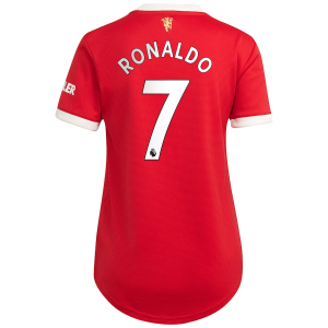 Jalkapallo Pelipaidat Manchester United Cristiano Ronaldo 7 Naisten Koti 2021 2022 – Lyhythihainen